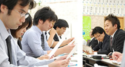 分析の様子
